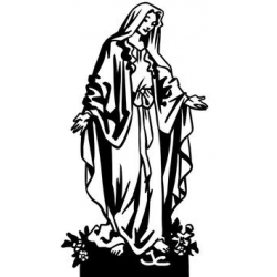 Vierge Marie version socle